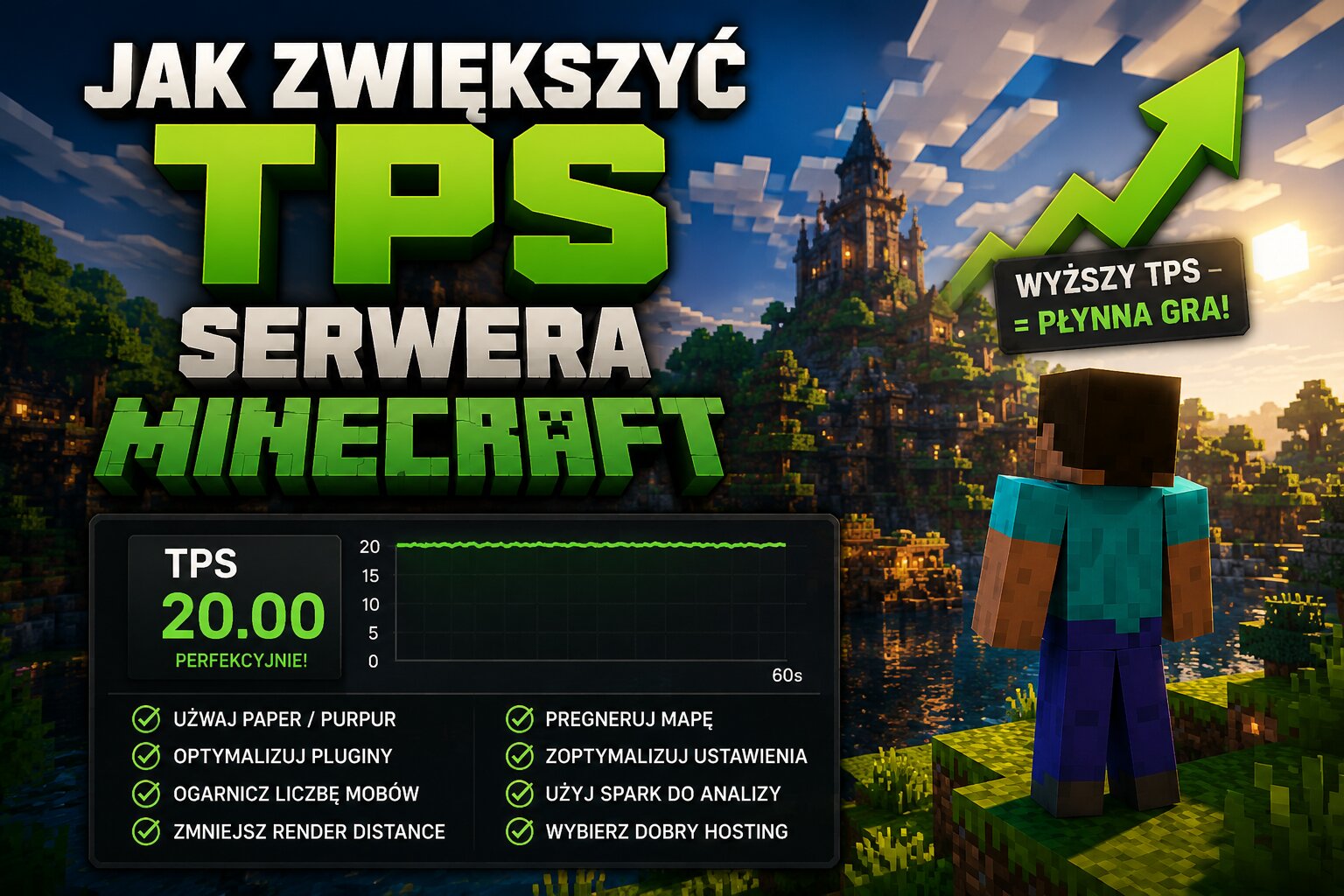 Jak zwiększyć TPS serwera Minecraft